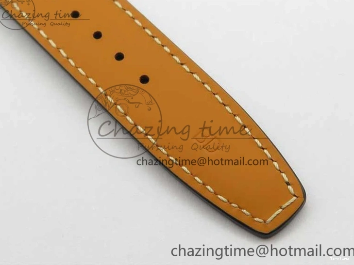 MIROTIME 0427 Elegant Portugieser Perpetual Calendar IW503302 RG V9F 1:1 Best Edition Gray Dial on Black Leather Strap A 7096